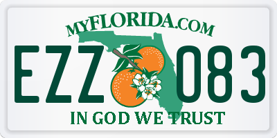 FL license plate EZZO83