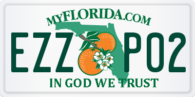 FL license plate EZZP02