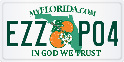 FL license plate EZZP04