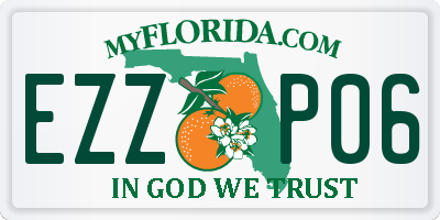 FL license plate EZZP06