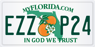 FL license plate EZZP24