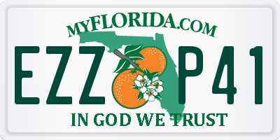 FL license plate EZZP41