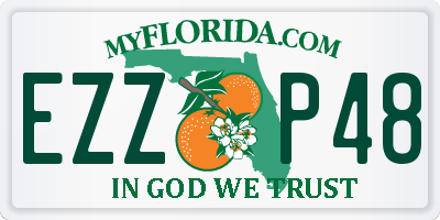 FL license plate EZZP48