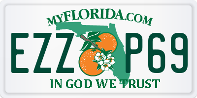 FL license plate EZZP69