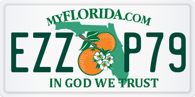 FL license plate EZZP79