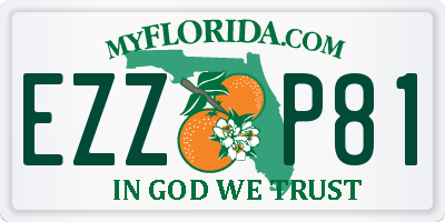 FL license plate EZZP81