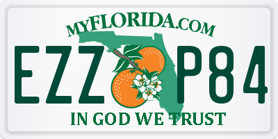 FL license plate EZZP84