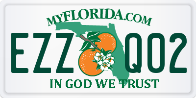 FL license plate EZZQ02