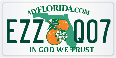 FL license plate EZZQ07