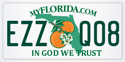 FL license plate EZZQ08