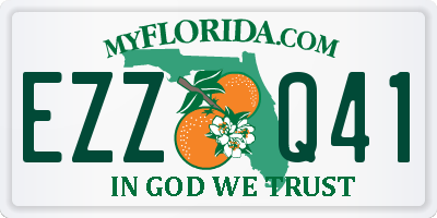 FL license plate EZZQ41