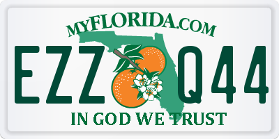 FL license plate EZZQ44