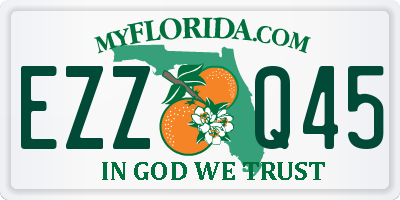 FL license plate EZZQ45