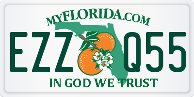 FL license plate EZZQ55