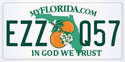 FL license plate EZZQ57