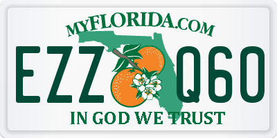 FL license plate EZZQ60