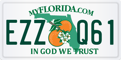 FL license plate EZZQ61