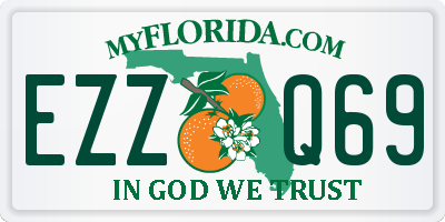 FL license plate EZZQ69