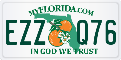 FL license plate EZZQ76