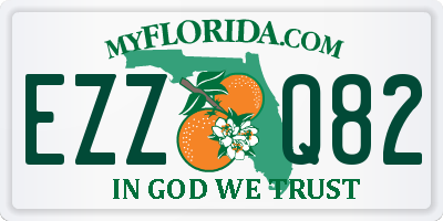 FL license plate EZZQ82