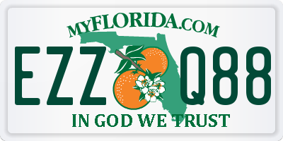 FL license plate EZZQ88