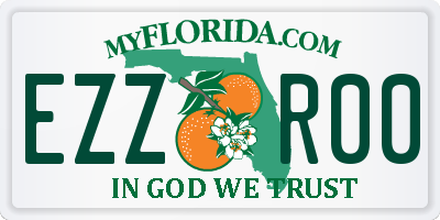 FL license plate EZZR00