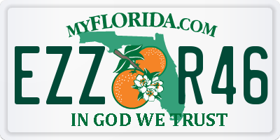 FL license plate EZZR46