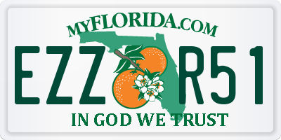 FL license plate EZZR51