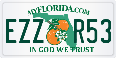 FL license plate EZZR53