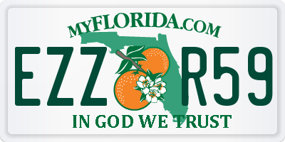 FL license plate EZZR59