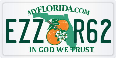 FL license plate EZZR62