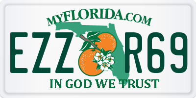 FL license plate EZZR69