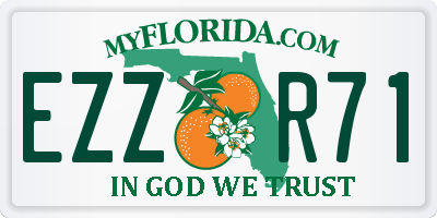 FL license plate EZZR71