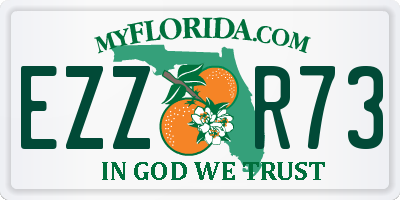 FL license plate EZZR73