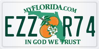 FL license plate EZZR74