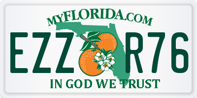 FL license plate EZZR76