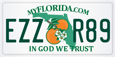 FL license plate EZZR89