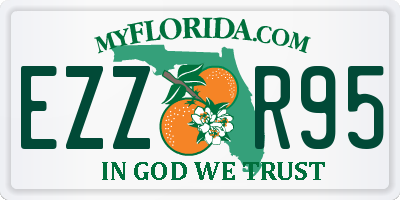 FL license plate EZZR95