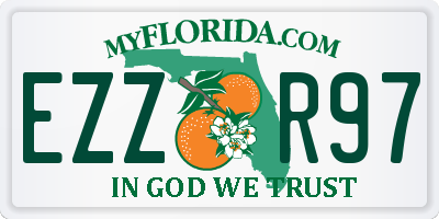 FL license plate EZZR97