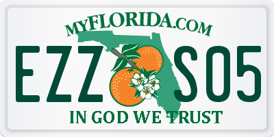 FL license plate EZZS05