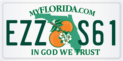 FL license plate EZZS61