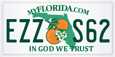 FL license plate EZZS62