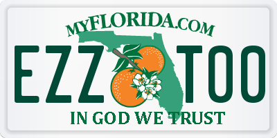 FL license plate EZZT00