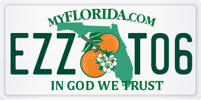 FL license plate EZZT06