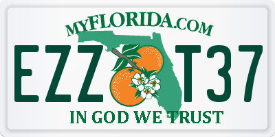 FL license plate EZZT37