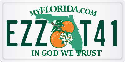 FL license plate EZZT41