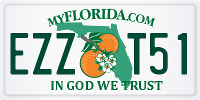 FL license plate EZZT51