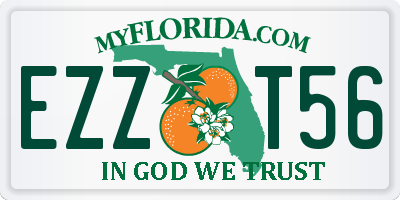 FL license plate EZZT56