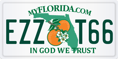 FL license plate EZZT66