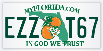 FL license plate EZZT67